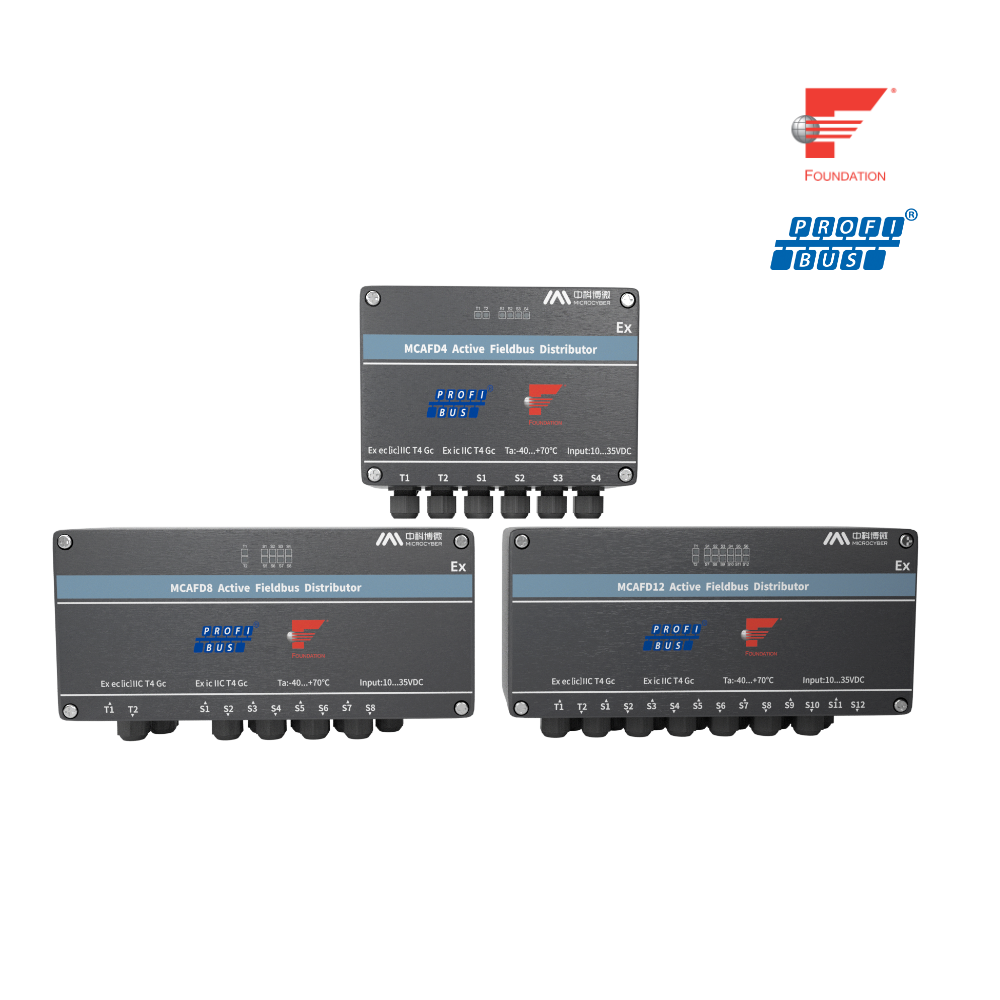 MCAFD4/8/12 Active Fieldbus Distributor (Junction Box)